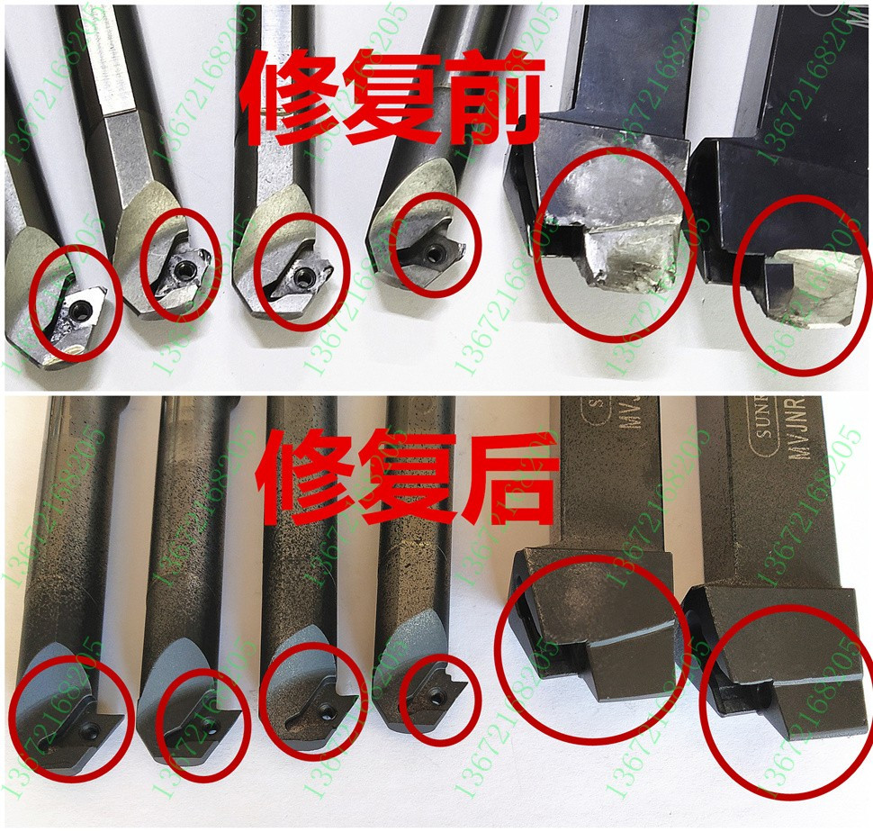 數(shù)控刀架可轉(zhuǎn)位立合金銑刀桿磨損缺角修復(fù)修理